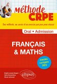 Épreuve d'admission Français & Maths - CRPE (eBook, PDF)