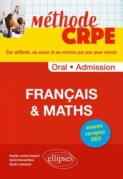 Épreuve d'admission Français & Maths - CRPE (eBook, PDF) - Descourtieux, Sylvie; Lallemand, Nicole; Lancien-Despert_KO, Brigitte