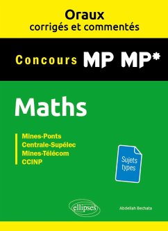 Cover Oraux corrigés et commentés de Mathématiques MP-MP* (eBook, PDF)