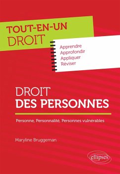 Droit des personnes (eBook, ePUB) - Bruggeman, Maryline