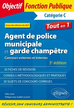 Agent de police municipale et garde champêtre - 3e édition (eBook, PDF) - Janel