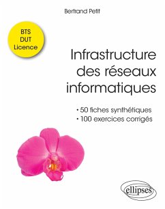 Cover Infrastructure des réseaux informatiques - 50 fiches synthétiques et 100 exercices corrigés - BTS - DUT - Licence (eBook, PDF)