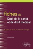 Fiches de droit de la santé et de droit médical. Rappels de cours et exercices corrigés (eBook, PDF)