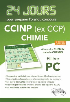 Chimie 24 jours pour préparer l'oral du concours CCINP (ex CCP) - Filière PC - 2e édition actualisée (eBook, PDF) - Chemin