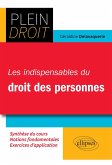 Les indispensables du droit des personnes (eBook, PDF)