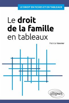 Le droit de la famille en tableaux (eBook, PDF) - Vannier