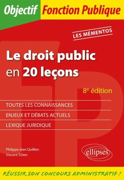 Cover Le droit public en 20 leçons - 8e édition (eBook, PDF)