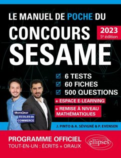 Le Manuel de POCHE du concours SESAME (eBook, PDF) - Evensen, Paul; Pinto, Joachim; Sévigné, Arnaud