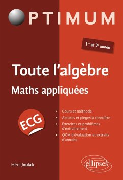 Cover Toute l'algèbre - ECG maths appliquées (eBook, PDF)