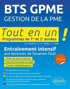 BTS GPME (eBook, PDF) - Bonhivers, Nadine; Burglé, Delphine; Lagier, Laure BTS GPME (eBook, PDF) - Bonhivers, Nadine; Burglé, Delphine; Lagier, Laure