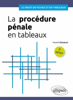 La procédure pénale en tableaux (eBook, PDF) - Aissaoui, Kamel