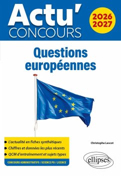 Questions européennes (eBook, ePUB) - Lescot, Christophe