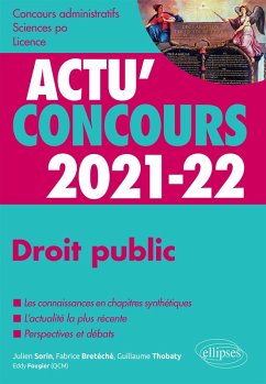 Cover Droit public 2021-2022 - Cours et QCM (eBook, ePUB)