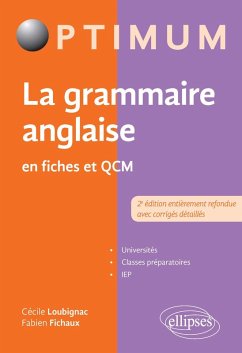 La grammaire anglaise en fiches et QCM - 2e édition (eBook, PDF) - Fichaux, Fabien; Loubignac, Cécile