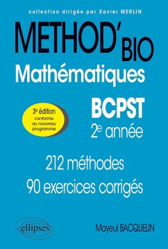 Mathématiques BCPST 2e année (eBook, PDF) - Bacquelin, Mayeul
