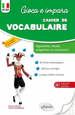 Cover Gioca e impara. Cahier de vocabulaire italien. A1-A2 (eBook, PDF)