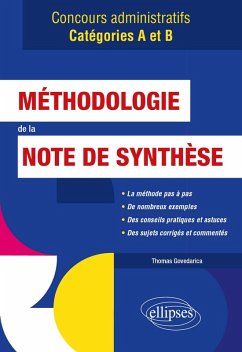 Cover Méthodologie de la note de synthèse (eBook, ePUB)