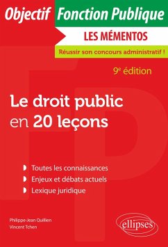 Cover Le droit public en 20 leçons - 9e édition (eBook, ePUB)