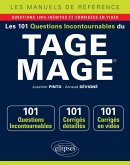 Les 101 questions incontournables du TAGE MAGE® - Questions + corrigés en vidéo (eBook, PDF)