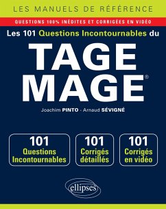 Cover Les 101 questions incontournables du TAGE MAGE® - Questions + corrigés en vidéo (eBook, PDF)