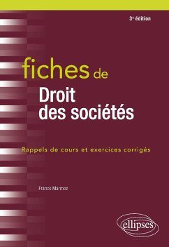 Fiches de Droit des sociétés - 3e édition (eBook, PDF) - Marmoz, Franck