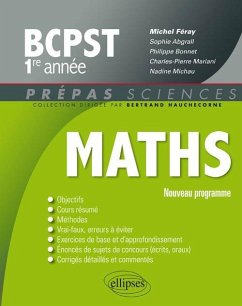 Mathématiques BCPST-1 programme 2013 (eBook, PDF) - Feray Mariani