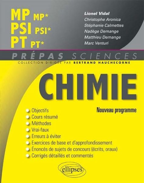 Chimie MP/MP* PSI/PSI* PT/PT* - nouveau programme 2014 (eBook, PDF)