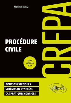 Procédure civile - CRFPA 2024 (eBook, PDF) - Barba, Maxime
