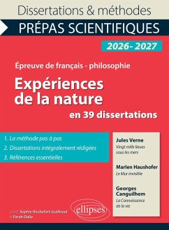 Expériences de la nature en 39 dissertations (eBook, ePUB) - Bagnolini, Guillaume; Delattre, Michel; Dieuaide, Christabelle; El Grioui, Wadad; El Housseine, Lamhioui; El-Merabet, Lahoucine; Farah, Dalie; Freija, Mona; Goudet, Clarisse; Henry, Philippe; Le Coustumer, Philippe; Blaise, Nathalie; Maillot, Édith; Melmoux, Pascal; Payen de La Garanderie, Thierry; Pernin, Laetitia; Rochefort-Guillouet, Sophie; Rouge, Christophe; Roux, Baptiste; Schoumacher, Florent; Soron, Antony; Toulemonde, Audrey; Blind, Audrey; Boni, Aurore; Boumeshouli, Brahim; Bérenger,
