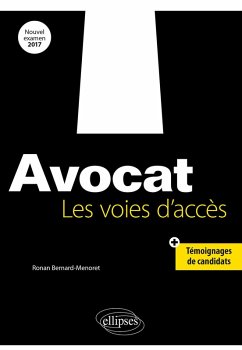 Avocat. Les voies d'accès (eBook, PDF) - Bernard-Menoret