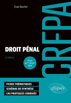 Droit pénal - CRFPA 2024 (eBook, PDF) - Raschel, Evan