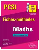 Mathématiques PCSI - Fiches-méthodes et exercices corrigés (eBook, PDF)
