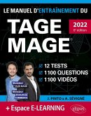 Le Manuel d'Entraînement du TAGE MAGE - 12 tests blancs + 1100 questions + 1100 vidéos (eBook, PDF)