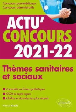 Cover Thèmes sanitaires et sociaux 2021-2022 - Cours et QCM (eBook, ePUB)