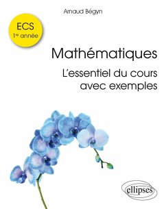 Cover Mathématiques ECS 1re année - L'essentiel du cours avec exemples (eBook, PDF)