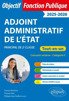Adjoint administratif de l'état (eBook, PDF) - Brisemur, François; Petit, Thomas; Quillien, Philippe-Jean Adjoint administratif de l'état (eBook, PDF) - Brisemur, François; Petit, Thomas; Quillien, Philippe-Jean