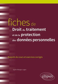 Cover Fiches de Droit du traitement et de la protection des données personnelles (eBook, ePUB)
