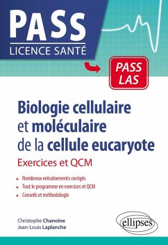 Cover Biologie cellulaire et moléculaire de la cellule eucaryote - Exercices et QCM (eBook, PDF)