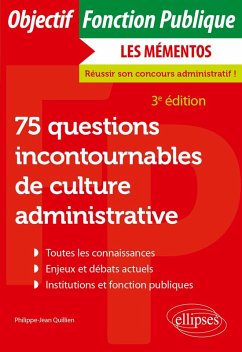 Cover 75 questions incontournables de culture administrative (eBook, ePUB)