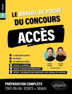 Le Manuel de POCHE du concours ACCES (eBook, PDF) - Pinto, Joachim; Sévigné, Arnaud