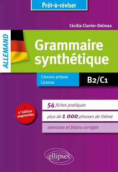 Cover Prêt-à-réviser. Allemand. Grammaire synthétique en 54 fiches pratiques avec exercices corrigés [B2-C1] (eBook, PDF)