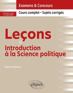 Cover Leçons d'Introduction à la Science politique (eBook, PDF)