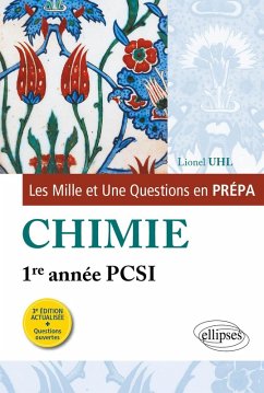 Cover Les 1001 questions de la chimie en prépa - 1re année PCSI - 3e édition actualisée (eBook, PDF)