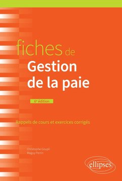 Fiches de Gestion de la paie (eBook, PDF) - Goupil, Christophe; Perrin, Maguy