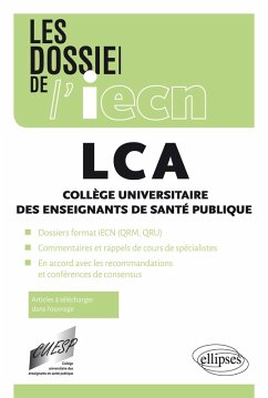 Cover LCA - Collège Universitaire des Enseignants de Santé Publique (eBook, PDF)