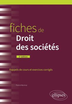 Cover Fiches de Droit des sociétés (eBook, ePUB)