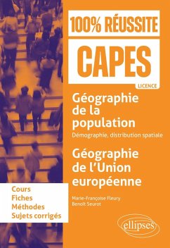 Géographie de la population : démographie, distribution spatiale ; Géographie de l'Union européenne (eBook, ePUB) - Fleury, Marie-Françoise; Seurot, Benoît