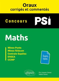 Cover Oraux corrigés et commentés Maths PSI (eBook, PDF)