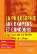 La Philosophie aux examens et concours.... - Bild 1
