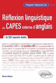Cover Anglais. Préparer l'épreuve de réflexion linguistique au CAPES externe d'anglais (eBook, PDF)